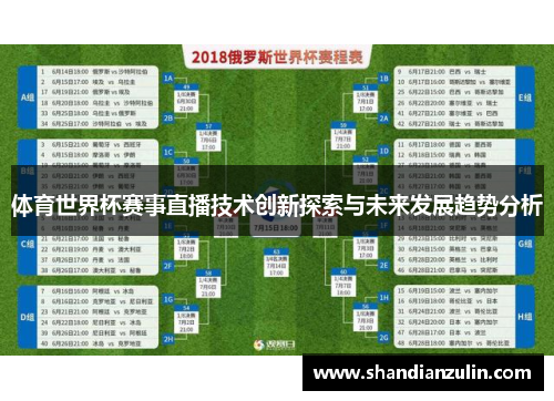 体育世界杯赛事直播技术创新探索与未来发展趋势分析